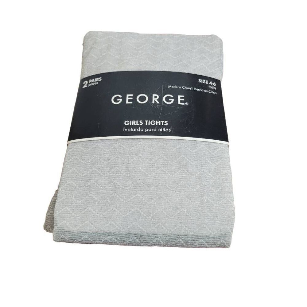 George 2 pack tights 4-6